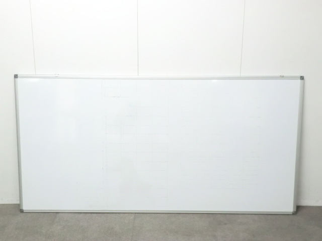 壁掛けホワイトボード / ホワイト / 【中古】