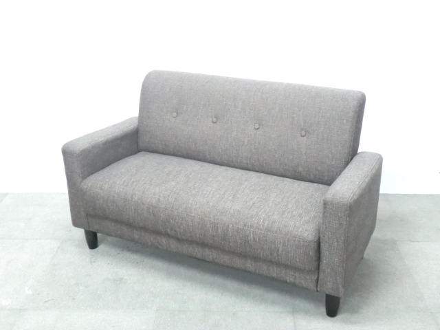 2人用ソファ / ダークブラウン / 【中古】