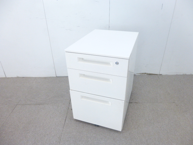 ホワイト/3段ワゴン/【中古】