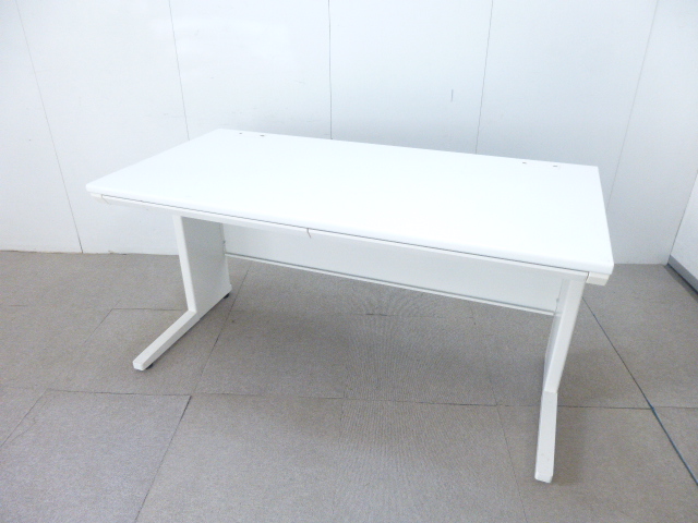 TOYO/ホワイト/平デスク/【中古】