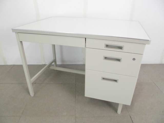 旧JIS/片袖デスク/ニューグレー/【新古品】