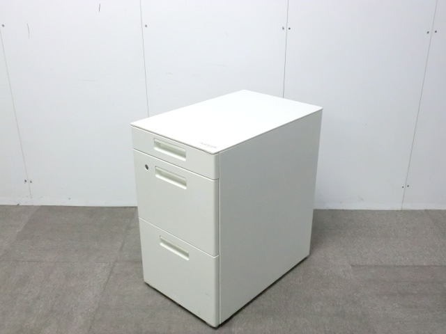 コクヨ / ホワイト/  【中古】 3段ハイワゴン