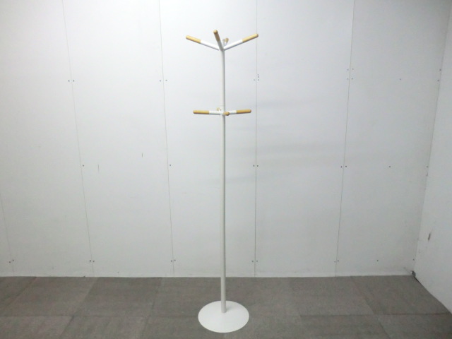 ポールハンガー / ホワイト / 【中古】