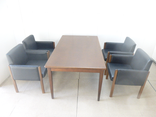 オリバー/木目調/応接セット/【中古】