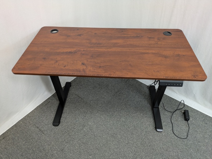 昇降デスク / 木目調