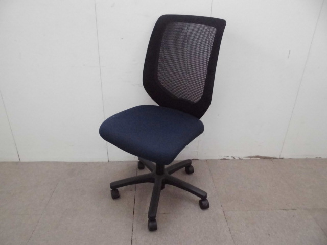 イトーキ/コルト/ブルー/OAチェア/肘無/