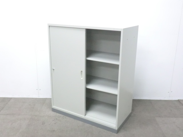 ナイキ / NW-0911H / ニューグレー / 【中古】 引違い書庫