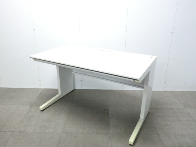 コクヨ / IS / ホワイト/ SDP-IS12FSAW 【中古】 平デスク / 引出ホワイト