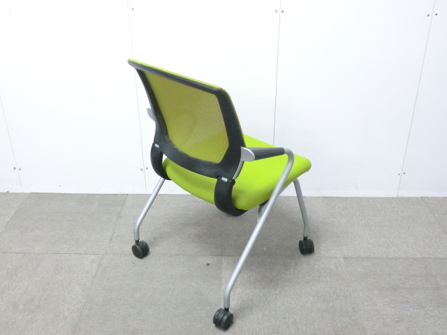 コクヨ/サテリテ/ライトグリーン / 【中古】 カートチェア