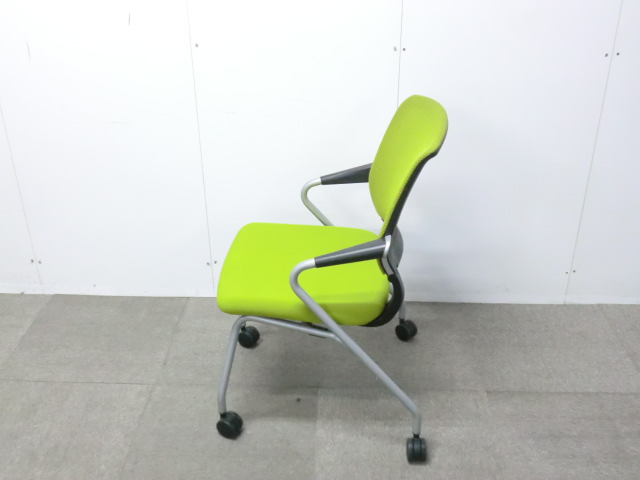 コクヨ/サテリテ/ライトグリーン / 【中古】 カートチェア