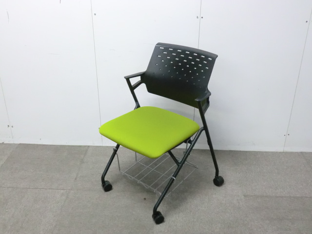 コクヨ/ピエガ/ ライトグリーン / 【中古】 カートチェア