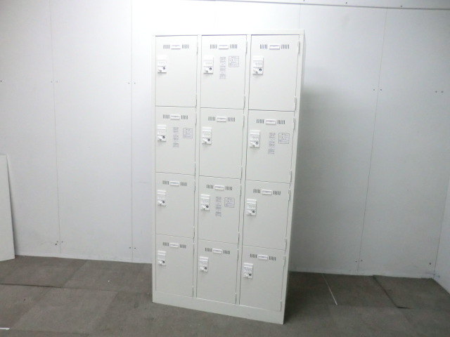 生興 / 12人ダイヤルロッカー / ホワイト