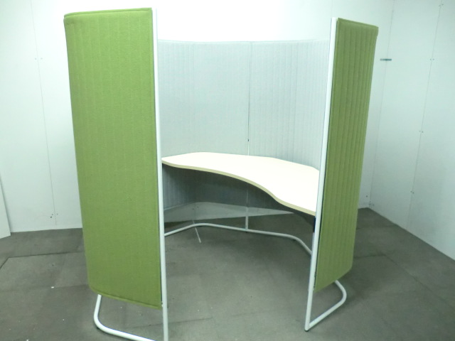 コクヨ/ インフレーム / SN-THX16BMV5GN38NN 【中古】 ブースデスク