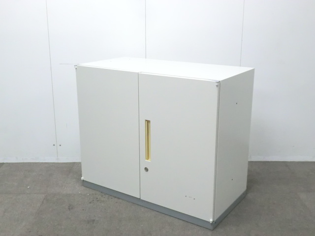 イナバ/TF / ホワイト / 【中古】 両開きキャビネット