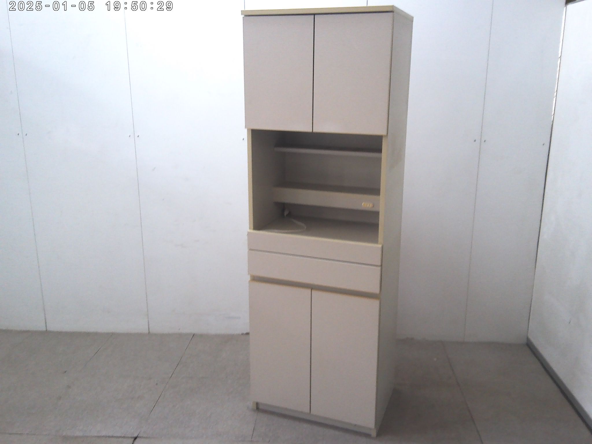 コクヨ/アイボリー/キッチンキャビネット/【中古】