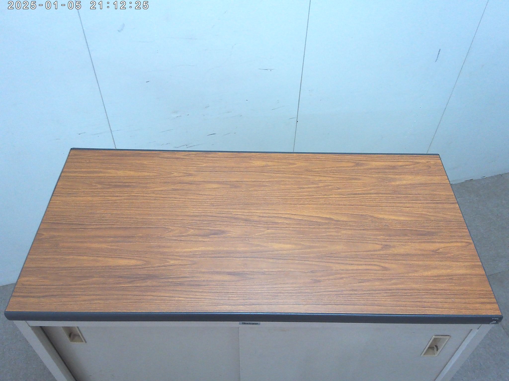 SteelCase/木目調/ハイカウンター/【中古】