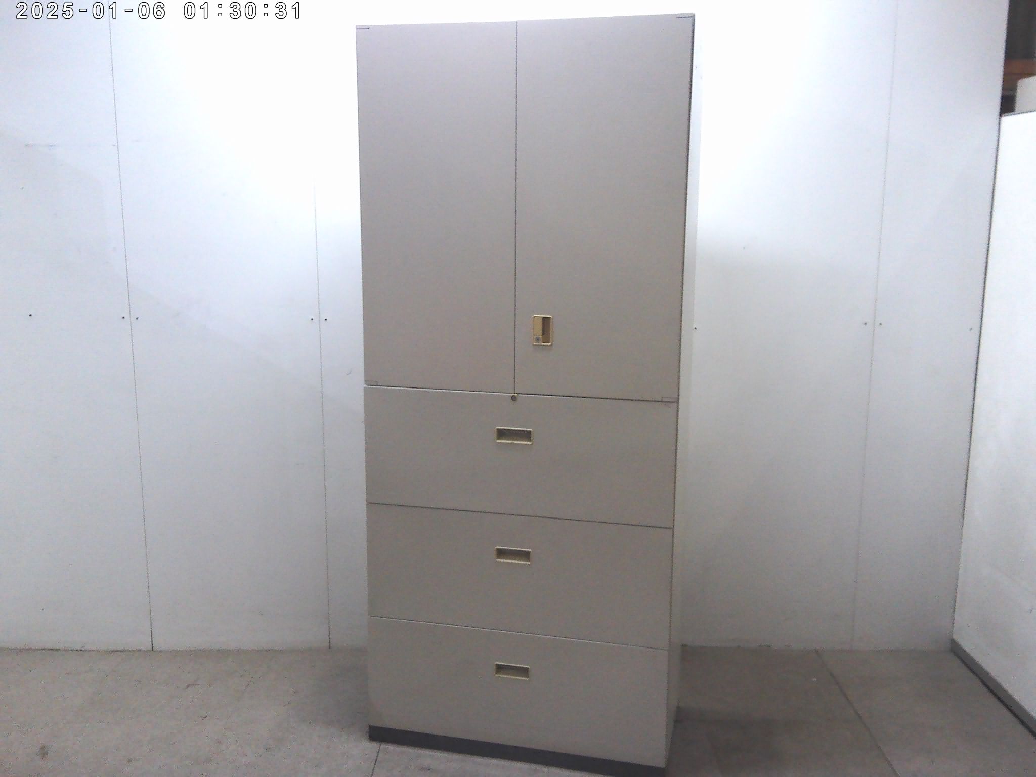 コクヨ/上下連結キャビネット/両開・ラテラル/