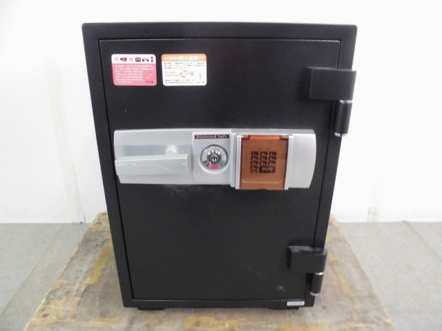金庫/テンキー式/ブラック/【中古】