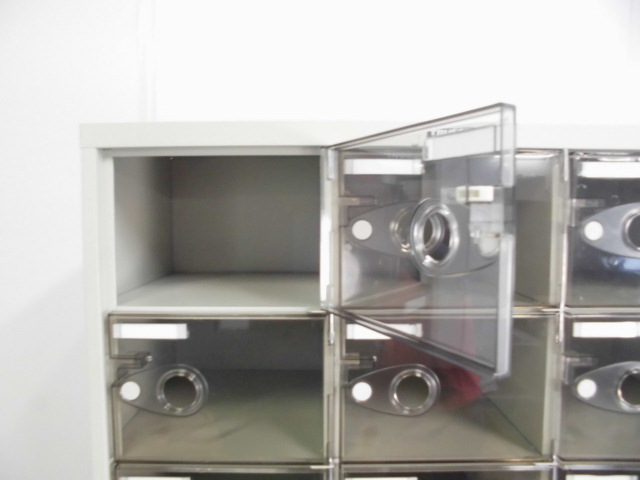 24人用シューズロッカー / ニューグレー