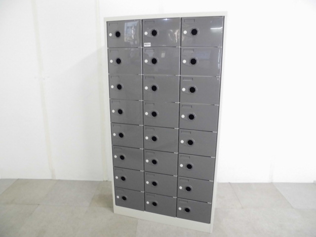 24人用シューズロッカー / ニューグレー