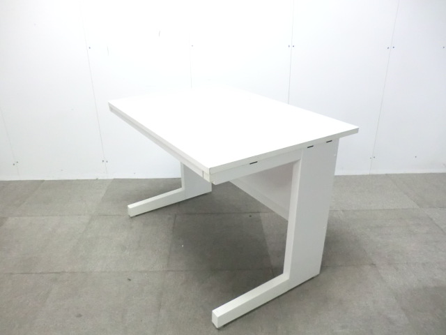 ウチダ / ホワイト/【中古】 平デスク