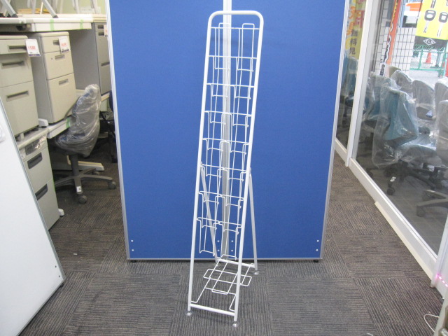 ホワイト/カタログスタンド/1列