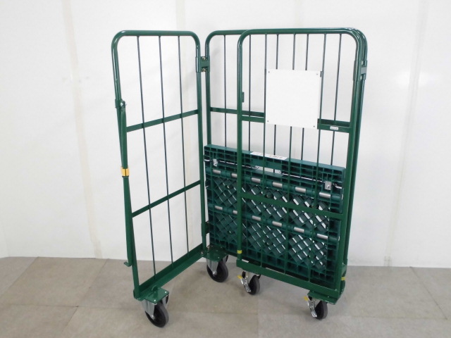 カゴ台車 / 2輪自在・2輪固定 / 積載質量500kg