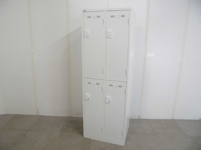 生興 / 4人用ダイヤルロッカー / ホワイト