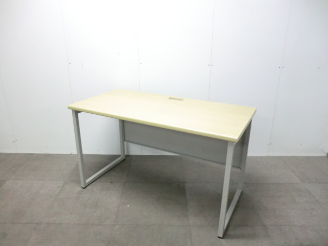 平デスク / 木目調 / 【中古】