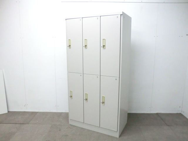 イトーキ / ニューグレー / 【中古】 6人用ロッカー