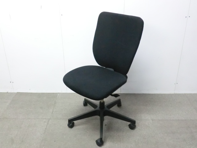 イトーキ/プラオ/ ブラック / 【中古】 OAチェア肘無し