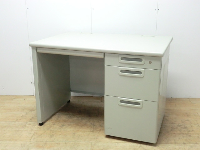 LA 【プラス】 ニューグレー / 片袖デスク