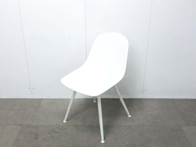 ミーティングチェア / ホワイト / 【中古】