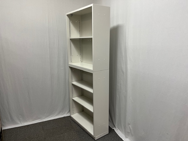 イトーキ / ホワイト / 【中古】 上下連結書庫