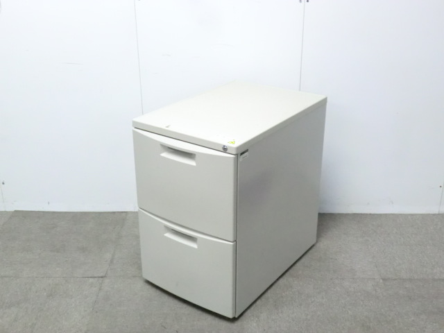 イトーキ/ CZ / ニューグレー / 【中古】 2段ワゴン