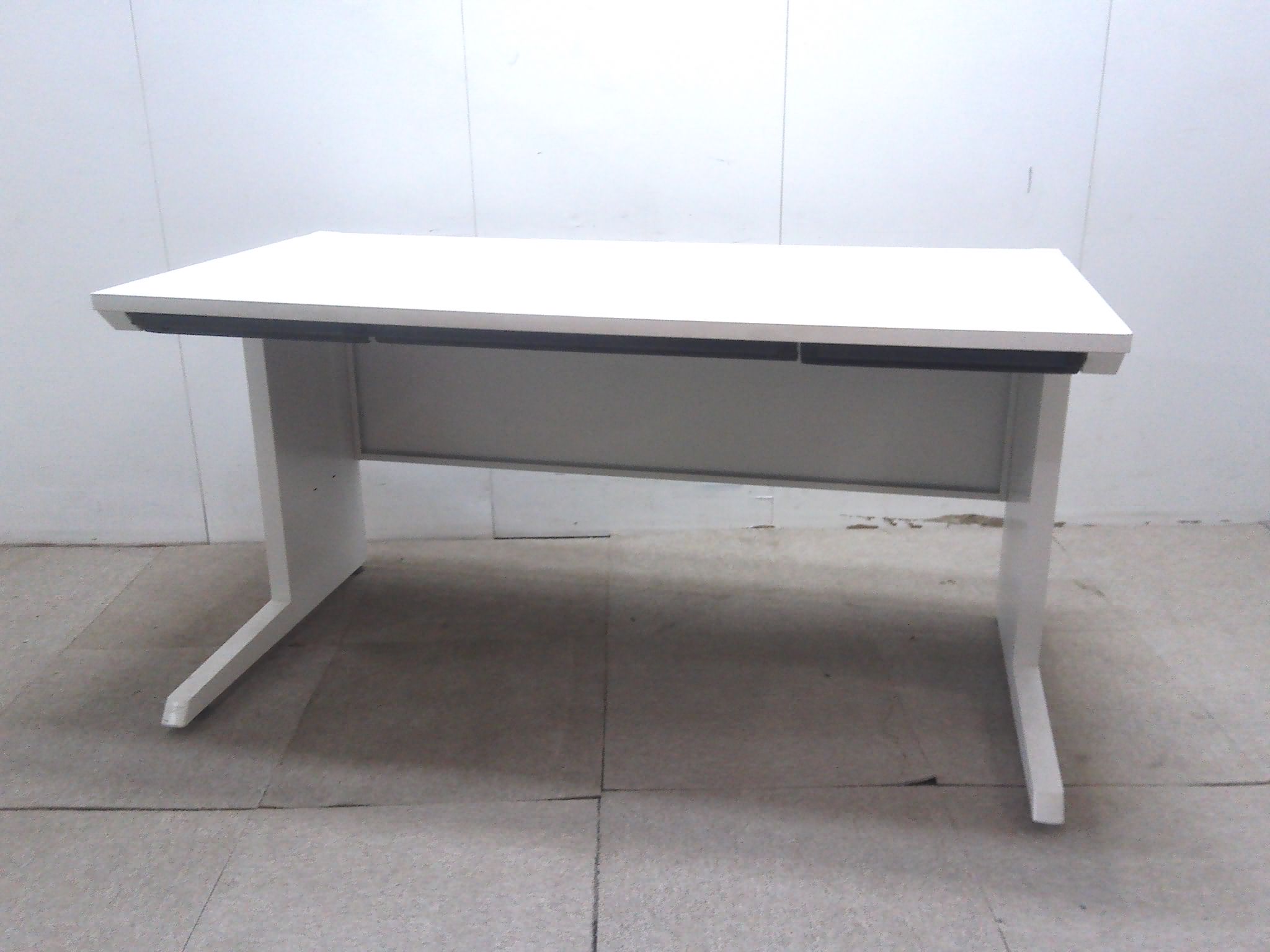 イトーキ/CZR/ホワイト/平デスク/【中古】/