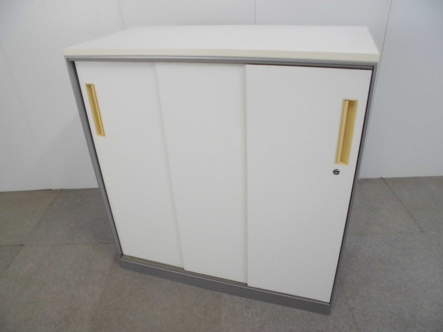 コクヨ/ホワイト/引違いキャビネット