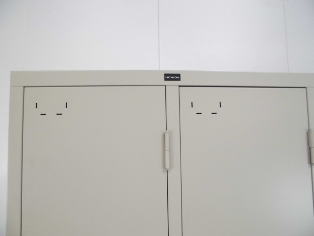ウチダ/ニューグレー/2人用ロッカー