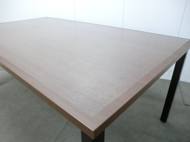 会議テーブル / 木目調 / 【新古】