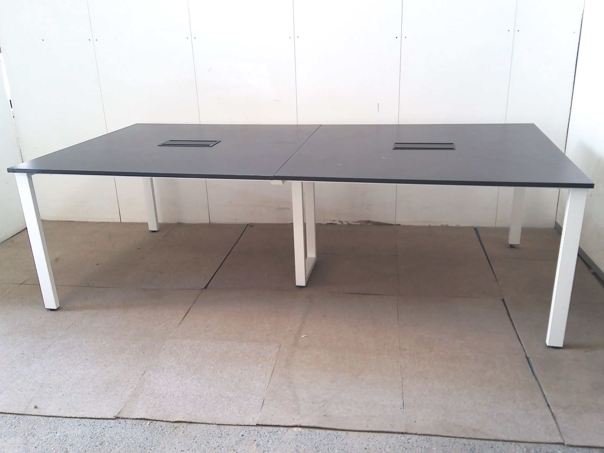 ブラック/大会議テーブル/【中古】