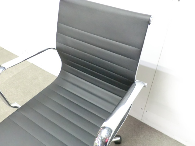 OAチェア / ブラック / 【中古】 肘有