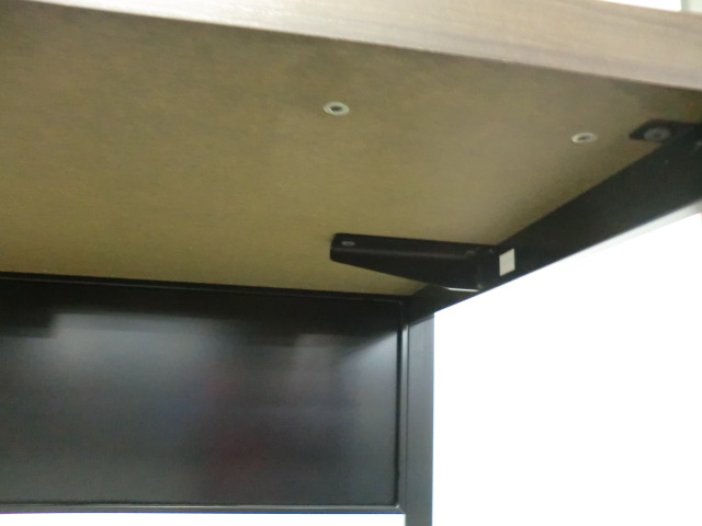 オカムラ/アルトピアッツァ/木目調/【中古】カウンターテーブ