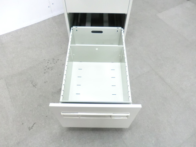 ウチダ/ニューグレー/【中古】4段ファイルキャビ