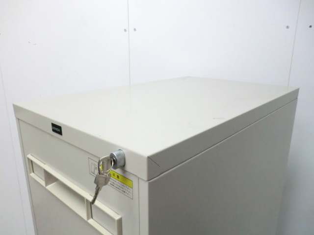 ウチダ/ニューグレー/【中古】4段ファイルキャビ