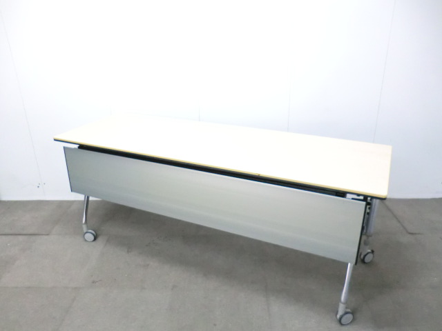 オカムラ/インターアクトNT/木目調/【中古】フォールディン