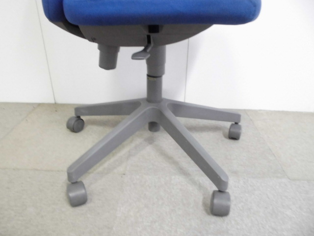 コクヨ/チェロ/ブルー/OAチェア肘無し/【中古】