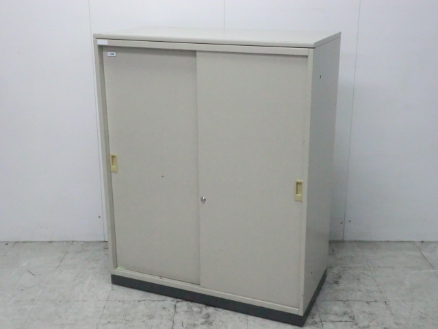 引き違いキャビネット/コクヨ/ニューグレー