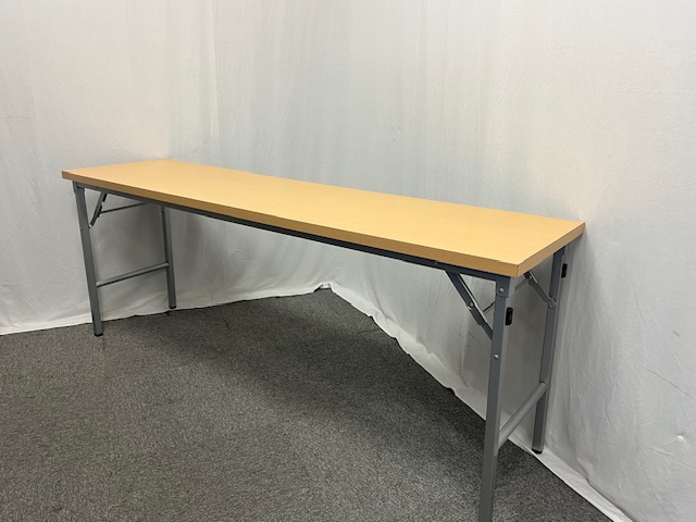 折り畳みテーブル / 木目調 / 【中古】