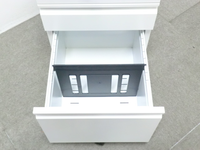 3段ワゴン / ホワイト / 【中古】