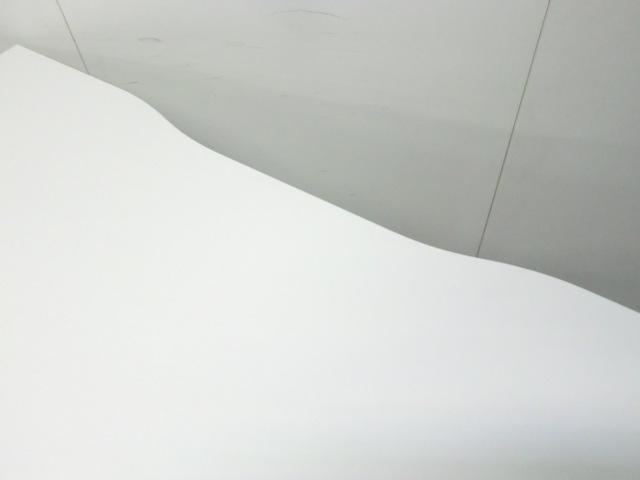 平デスク / ホワイト / 【中古】